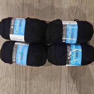 Berroco Black Comfort Sock Yarn quantity 4